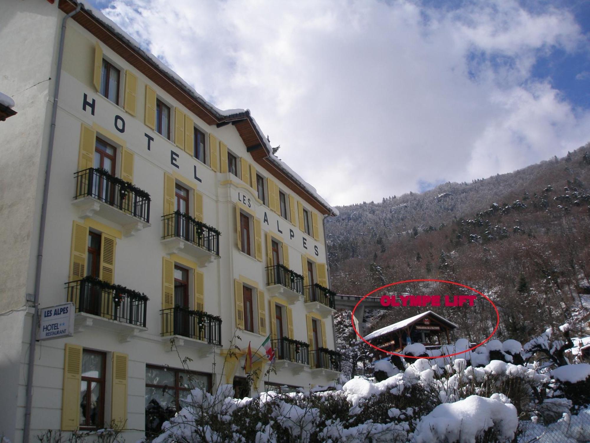 Hotel des Alpes Brides-les-Bains Exterior foto